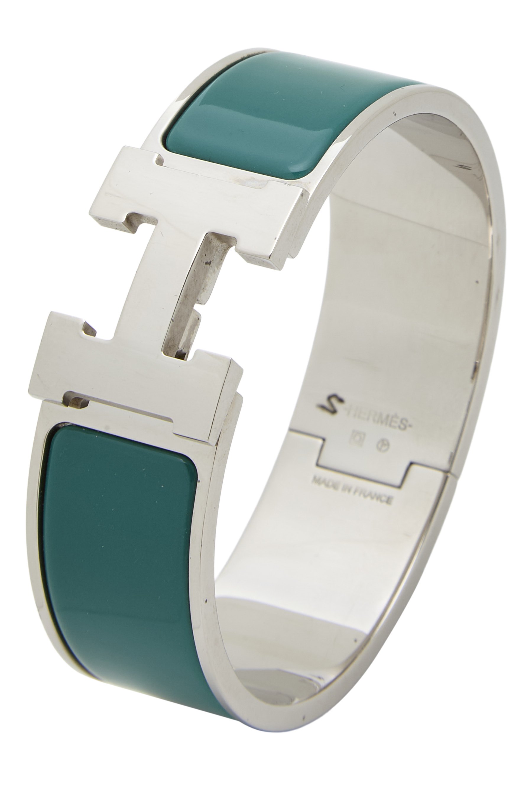 Green Enamel Clic-Clac 'H' Wide PM