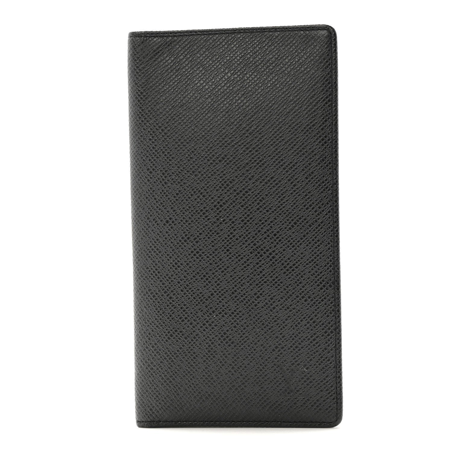 Louis Vuitton Louis Vuitton Taiga Brazza Wallet Black