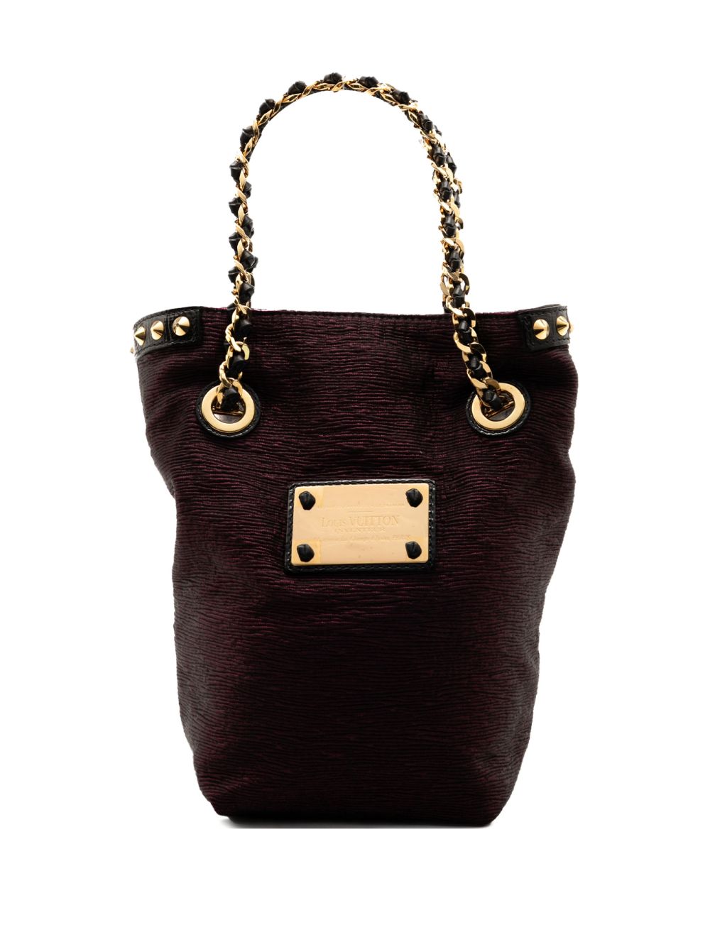 2009 Limited Edition Metallic Jacquard Double Jeu Neo Alma tote bag