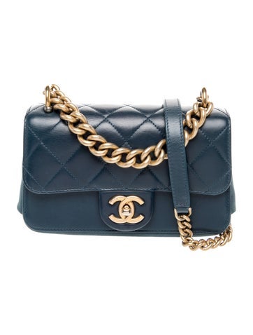 Small Straight-Lined Flap Bag