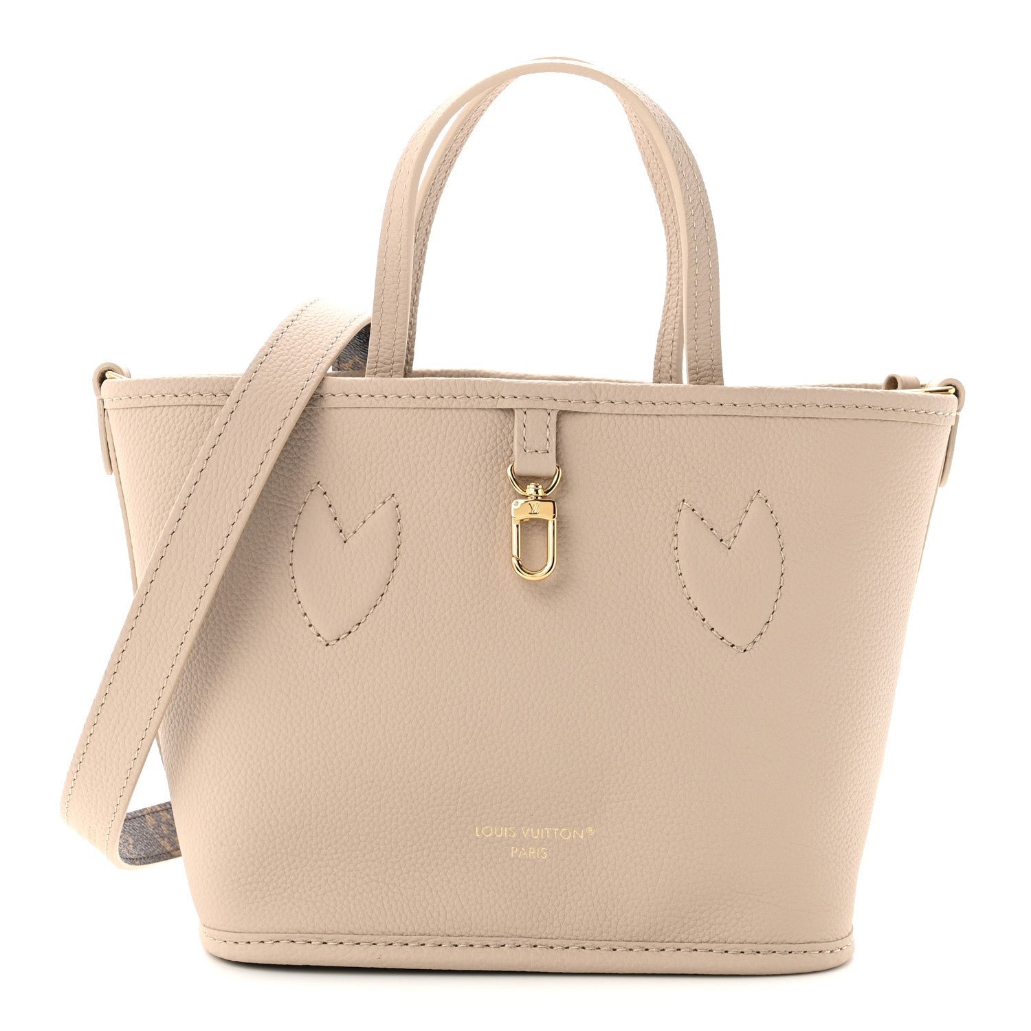 Louis Vuitton Monogram Neverfull Inside Out Bandouliere BB Limestone