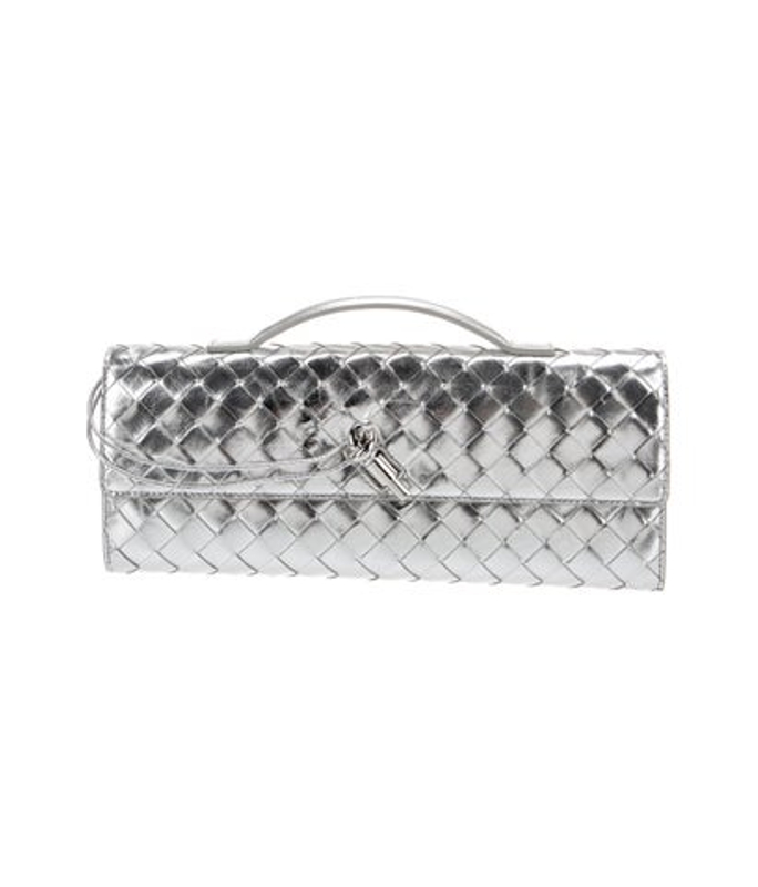 Bottega Veneta Veneta Intrecciato Nappa Intrecciato Long Andiamo Top Handle Bag