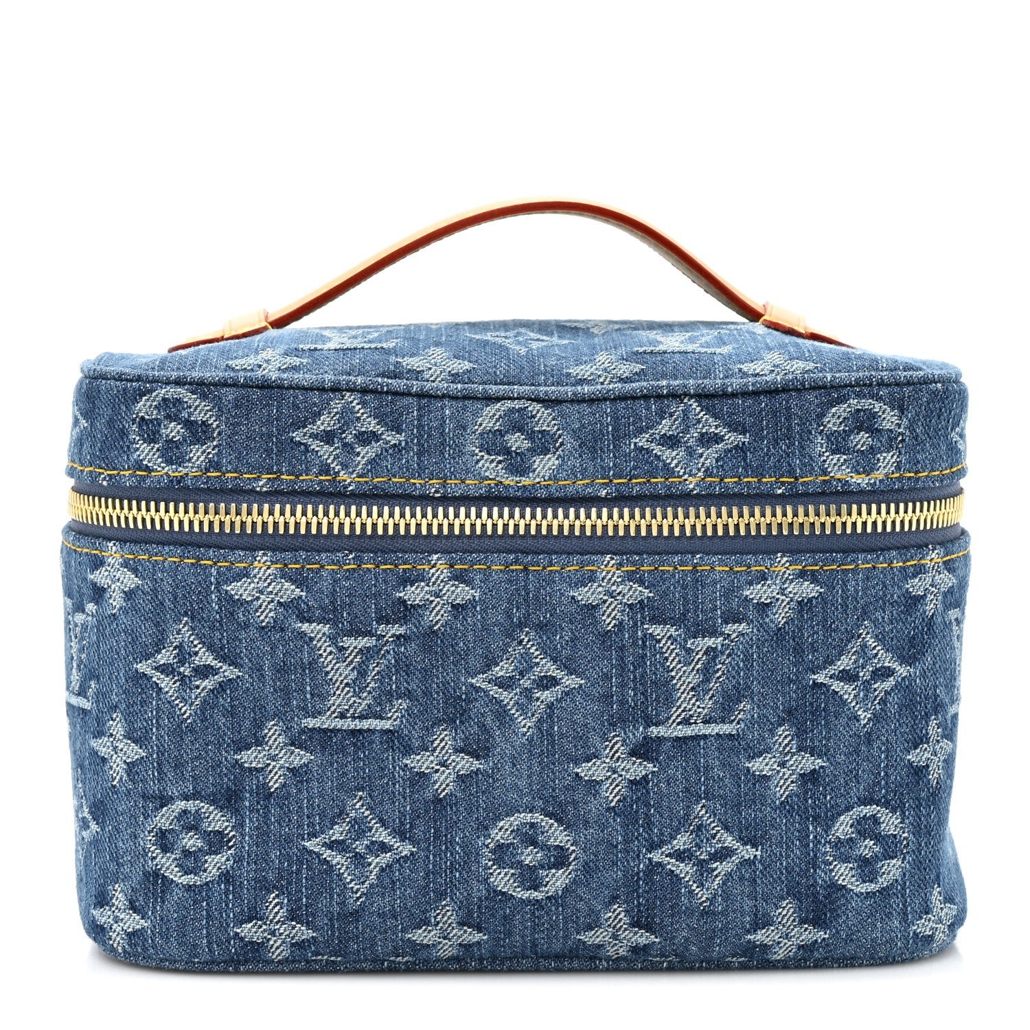 Louis Vuitton Monogram Denim Nice Mini Vanity Blue