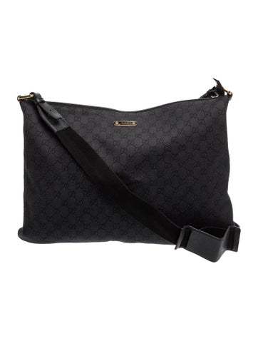 GG Denim Messenger Bag