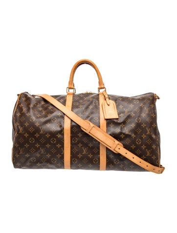 LV Monogram Keepall Bandouliere 55