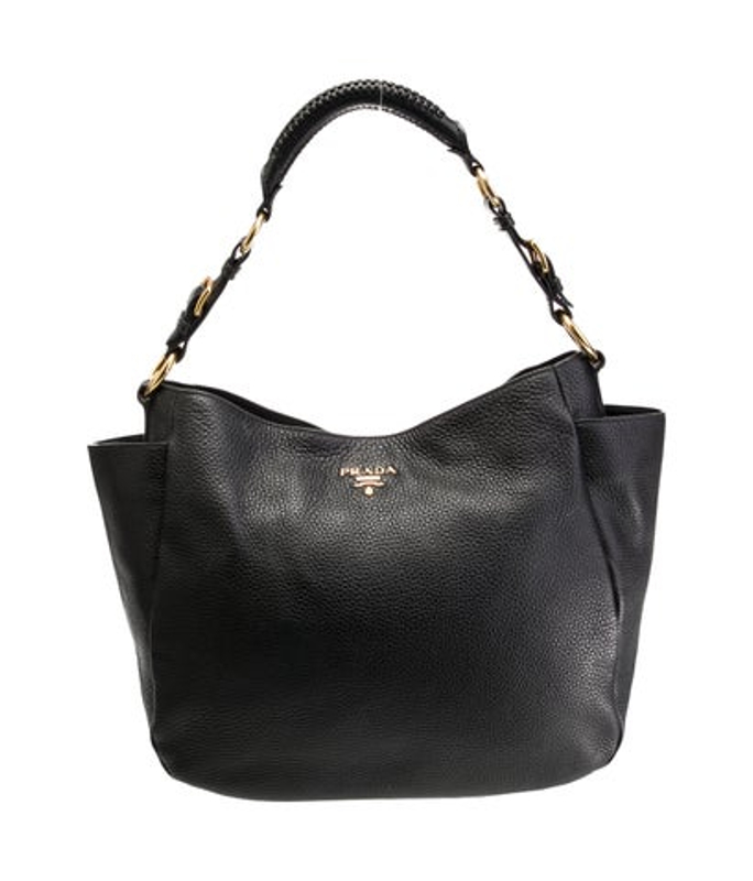 Prada Vitello Daino Leather Hobo