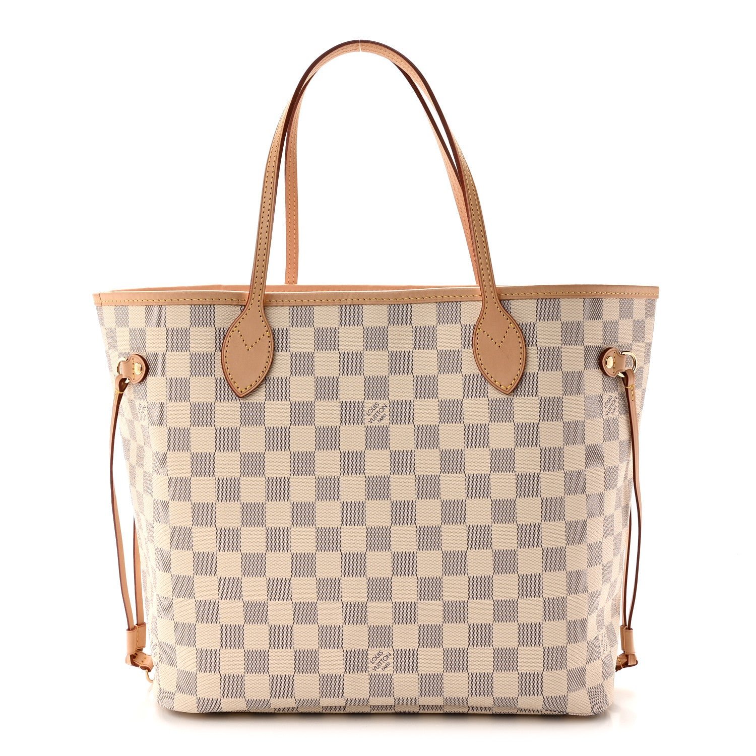 Louis Vuitton Damier Azur Neo Neverfull MM Rose Ballerine