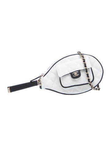 Tennis Racket and Mirror Crossbody Set