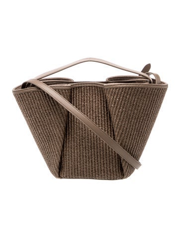 Raffia Crossbody Bag w/ Tags