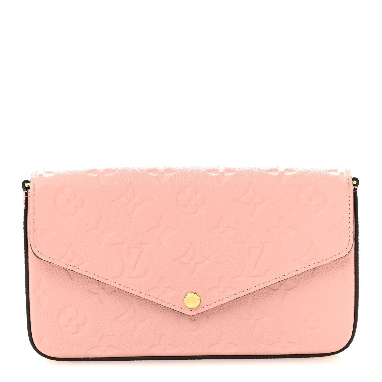 Louis Vuitton Empreinte Pochette Felicie Chain Wallet Rose Poudre