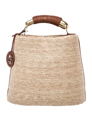 Altuzarra Raffia Top Handle Bag