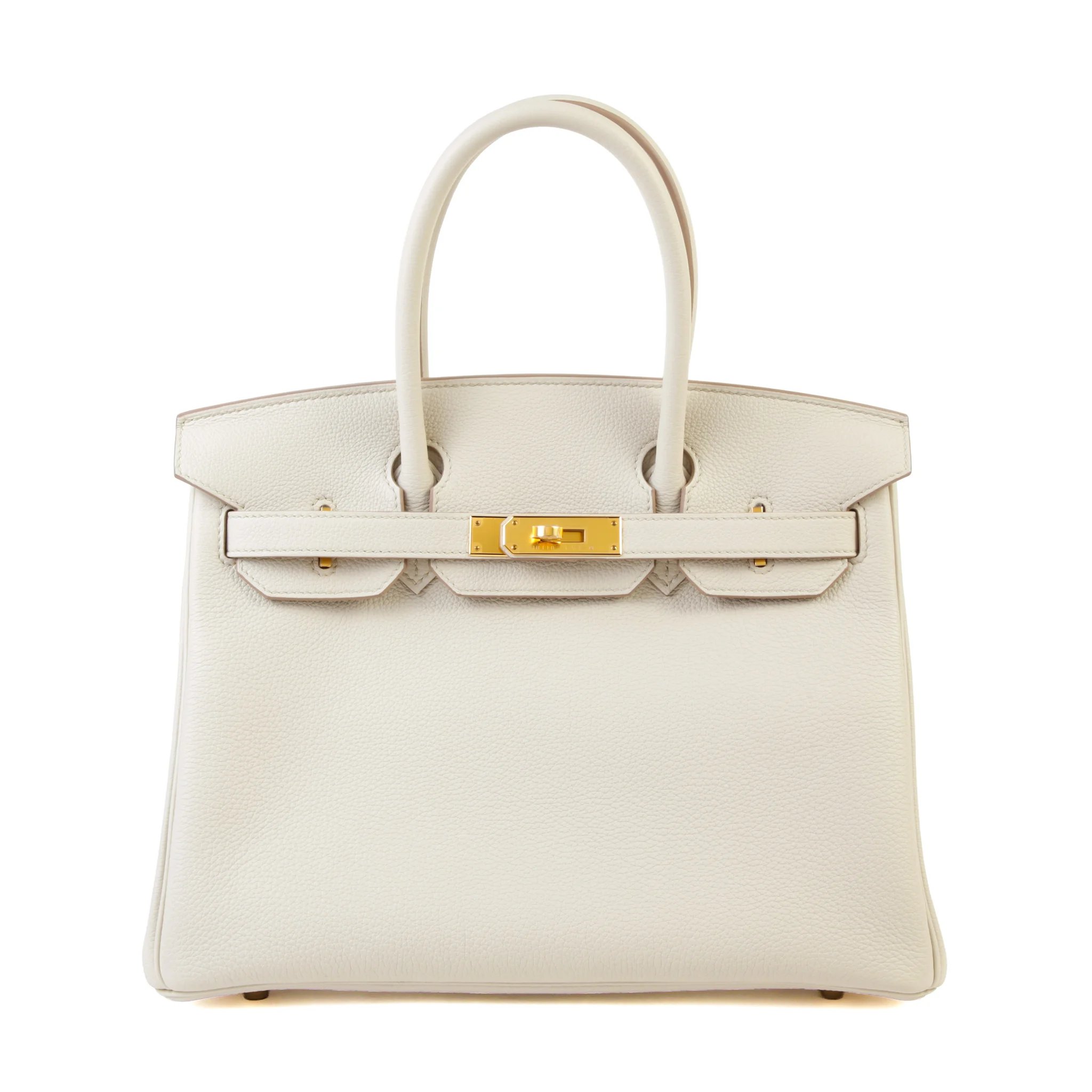 Unused ( Rank NS ) HERMÈS Birkin 30 Beton (8L) Togo Gold hardware W (2024)