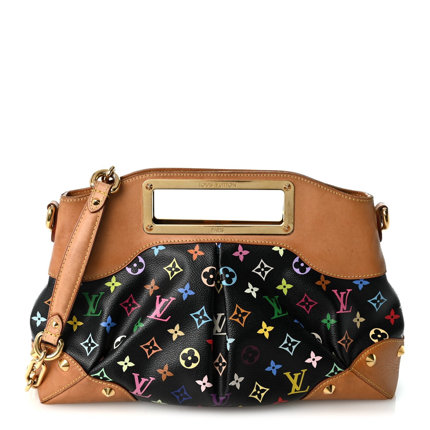 Louis Vuitton Monogram Multicolor Judy MM Black