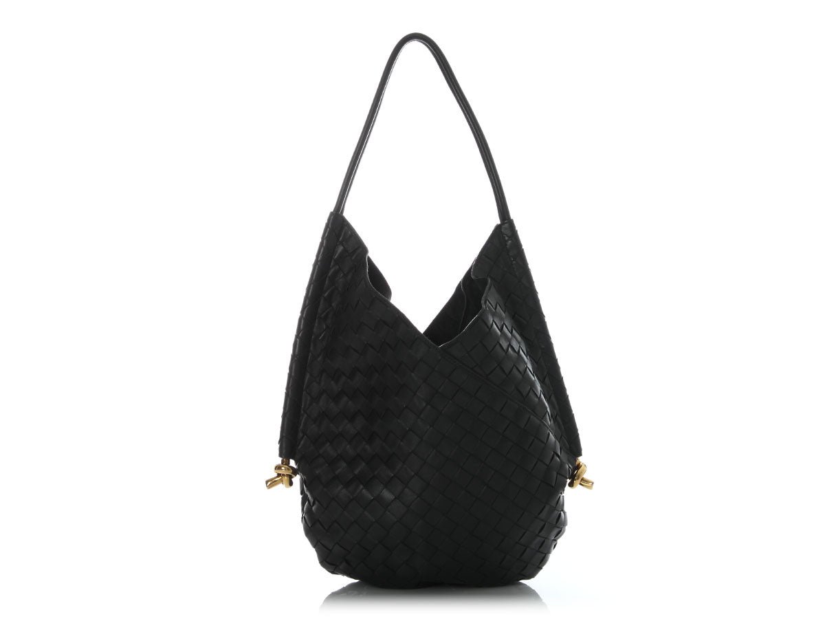 Bottega Veneta Medium Green Intrecciato Solstice Tote