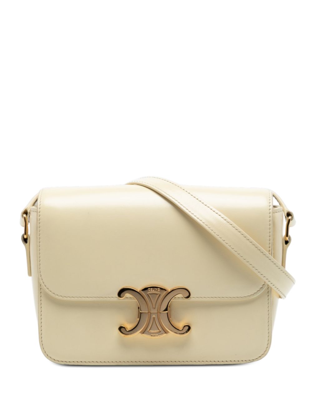 2023 Classique Shiny Calfskin Triomphe crossbody bag