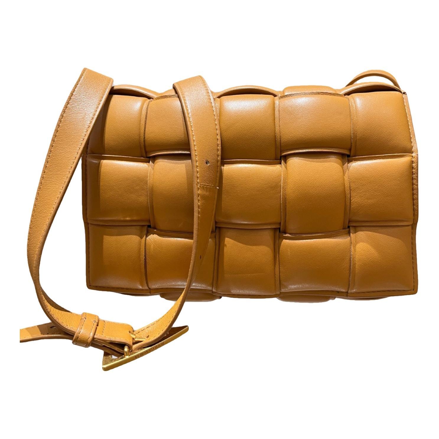 Cassette leather handbag