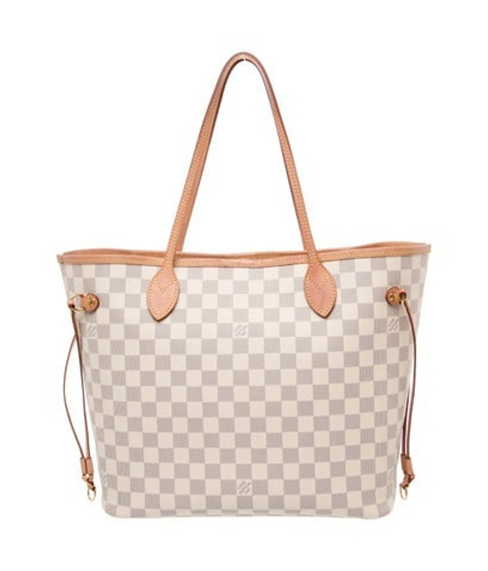 Louis Vuitton Vuitton Damier Azur Neverfull W Pouch Mm