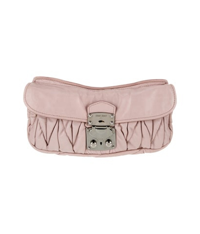 Miu Miu Miu Leather Clutch