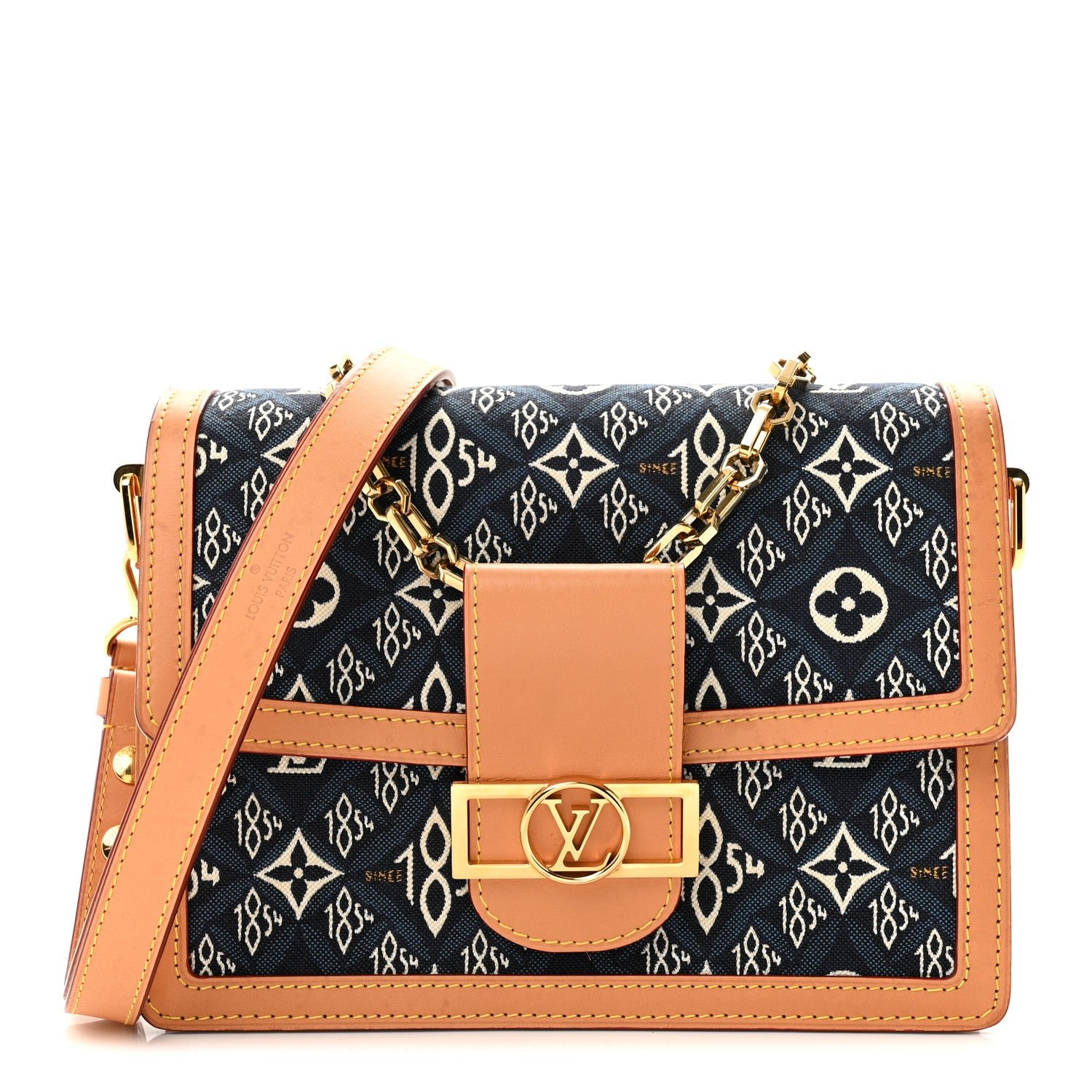 Louis Vuitton Jacquard Since 1854 Dauphine MM Blue