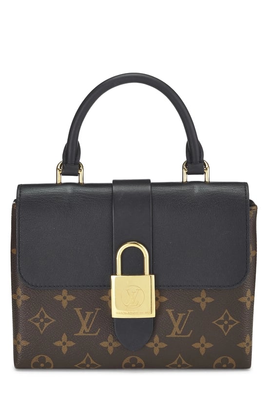 Black Monogram Canvas Locky BB