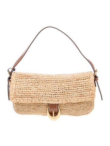 Staud Raffia Shoulder Bag