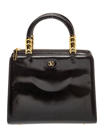 Leather Top Handle Bag