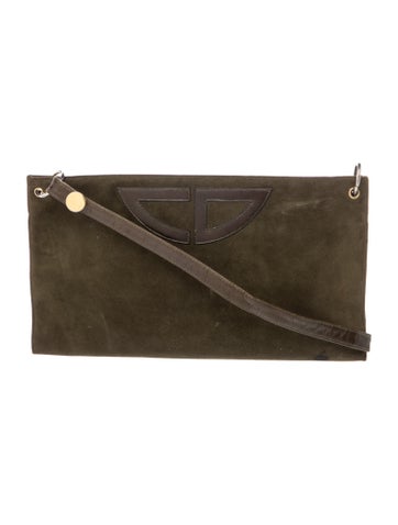 Dior Suede Shoulder Bag Vintage