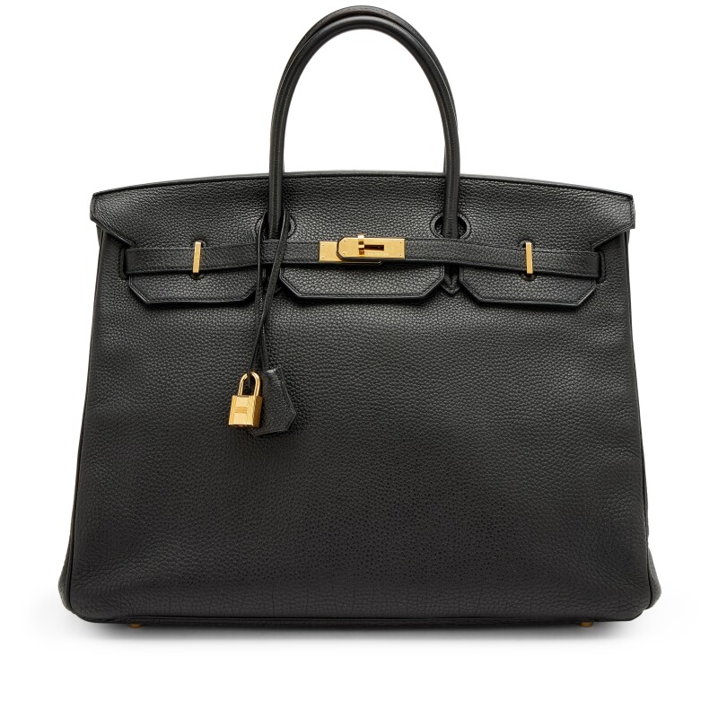 Black Togo Birkin 40 Gold Hardware, 2013