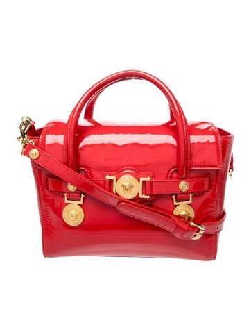 Patent Leather Top Handle Bag