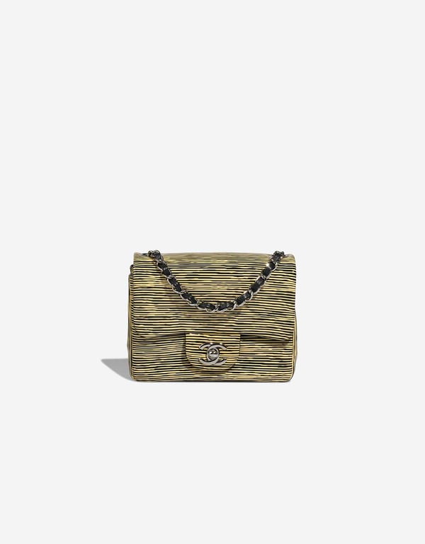 
		Timeless Mini Square Patent Pastel Yellow / Black    