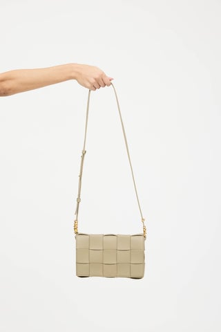Leather Intrecciato Crossbody Bag