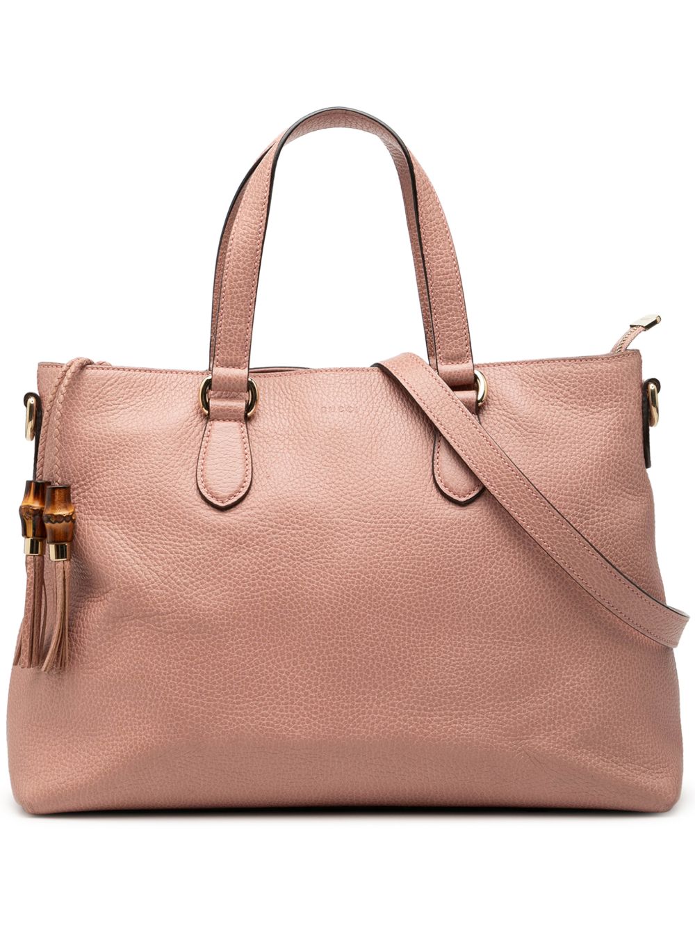 2000-2015 Leather Bamboo Tassel satchel