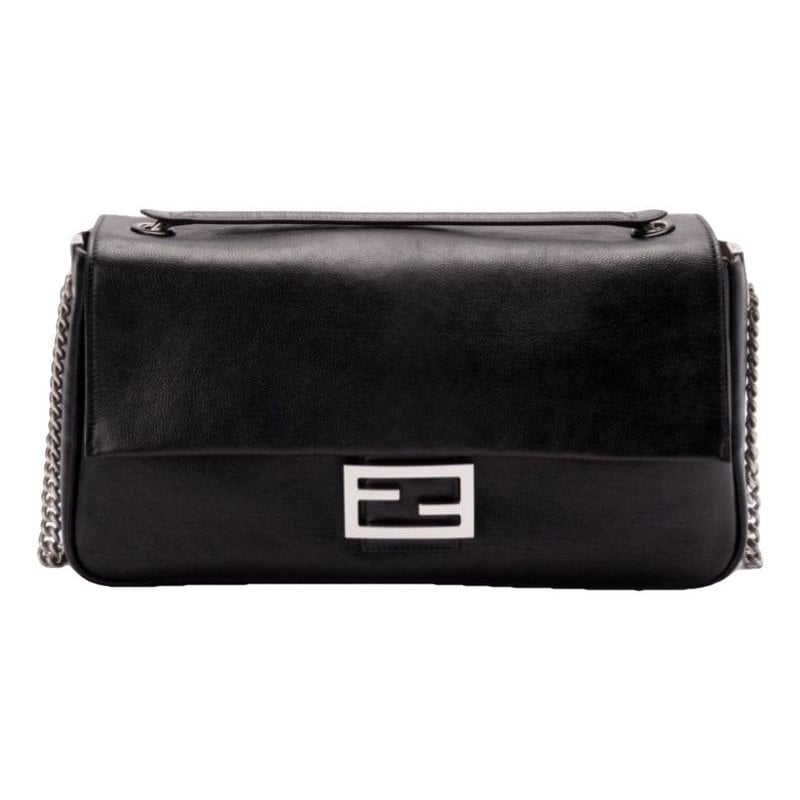 Baguette Chain leather handbag