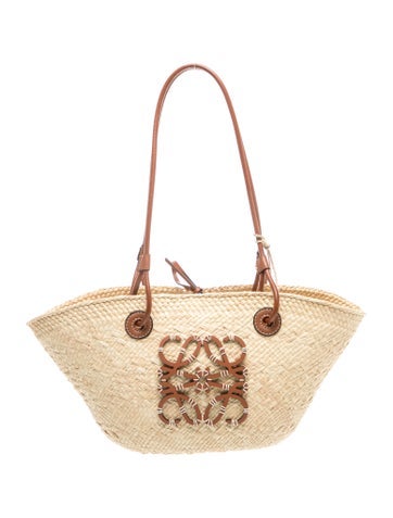 Raffia Anagram Small w/ Tags