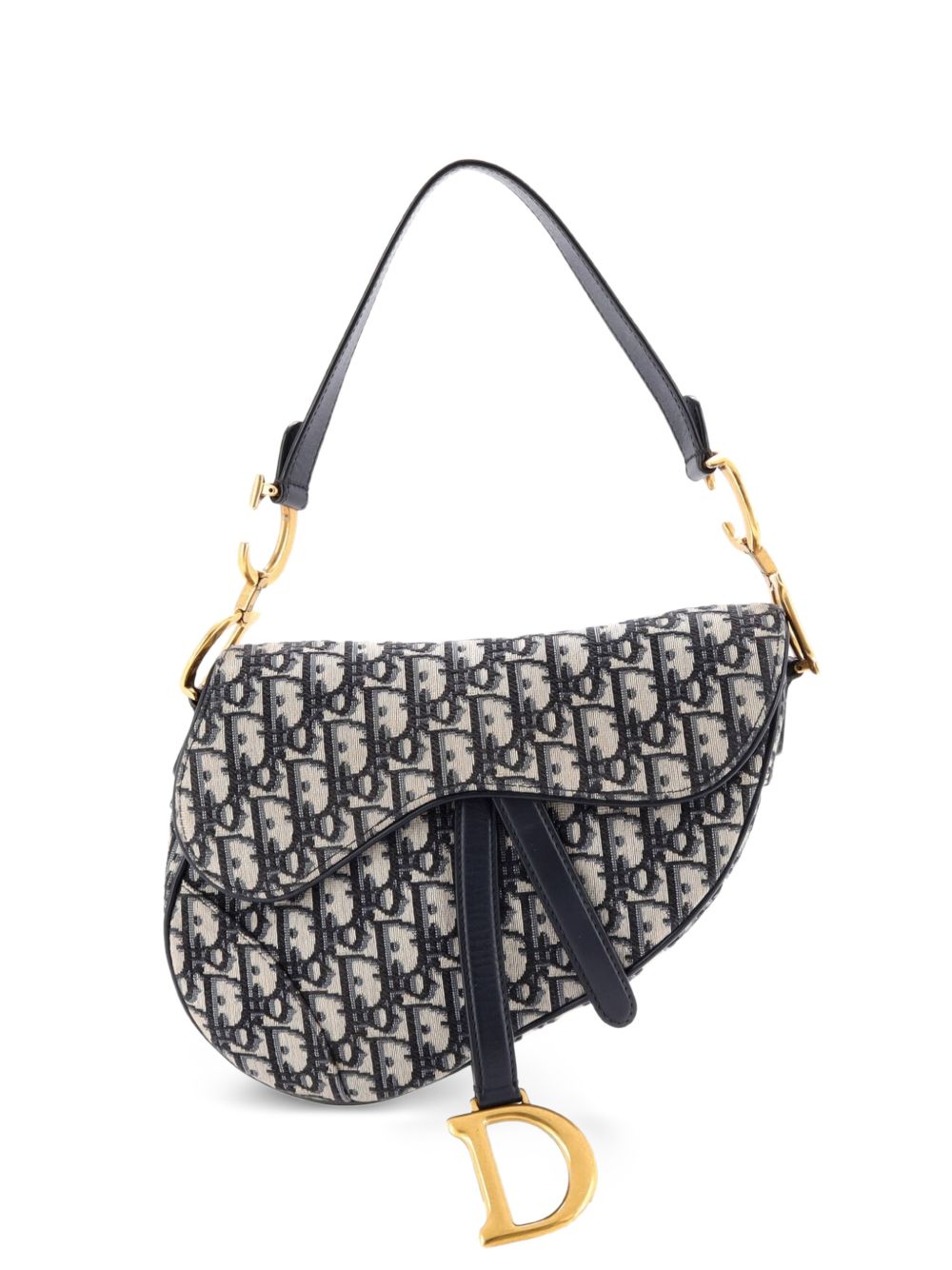 Dior Saddle Handbag Oblique Canvas Medium shoulder bag