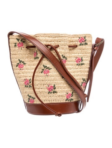 Raffia Bucket Bag