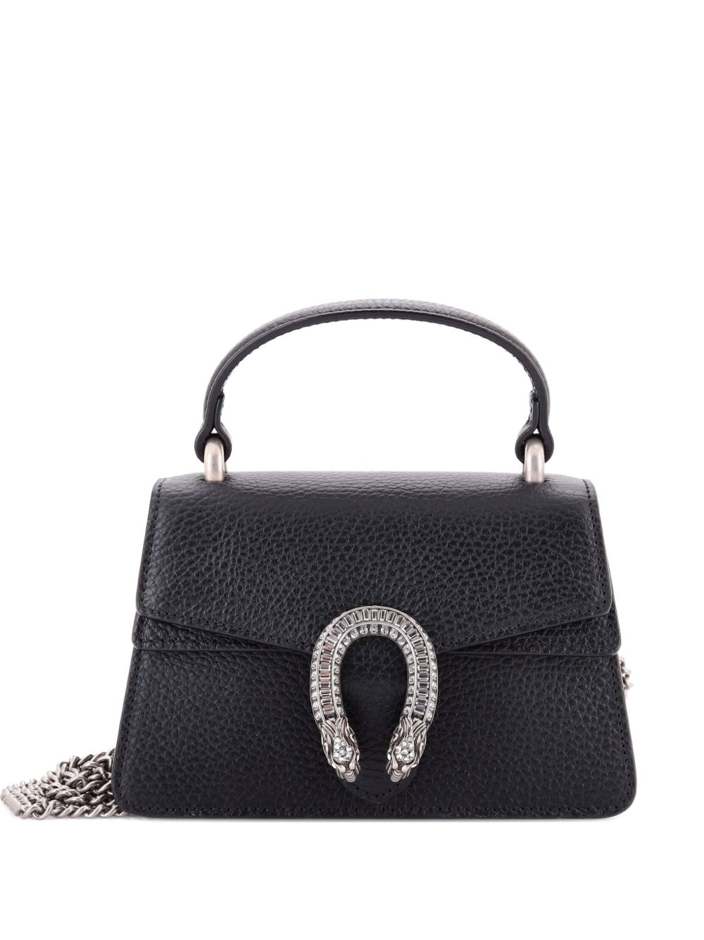 Dionysus Top Handle Bag Leather with Crystals Mini satchel