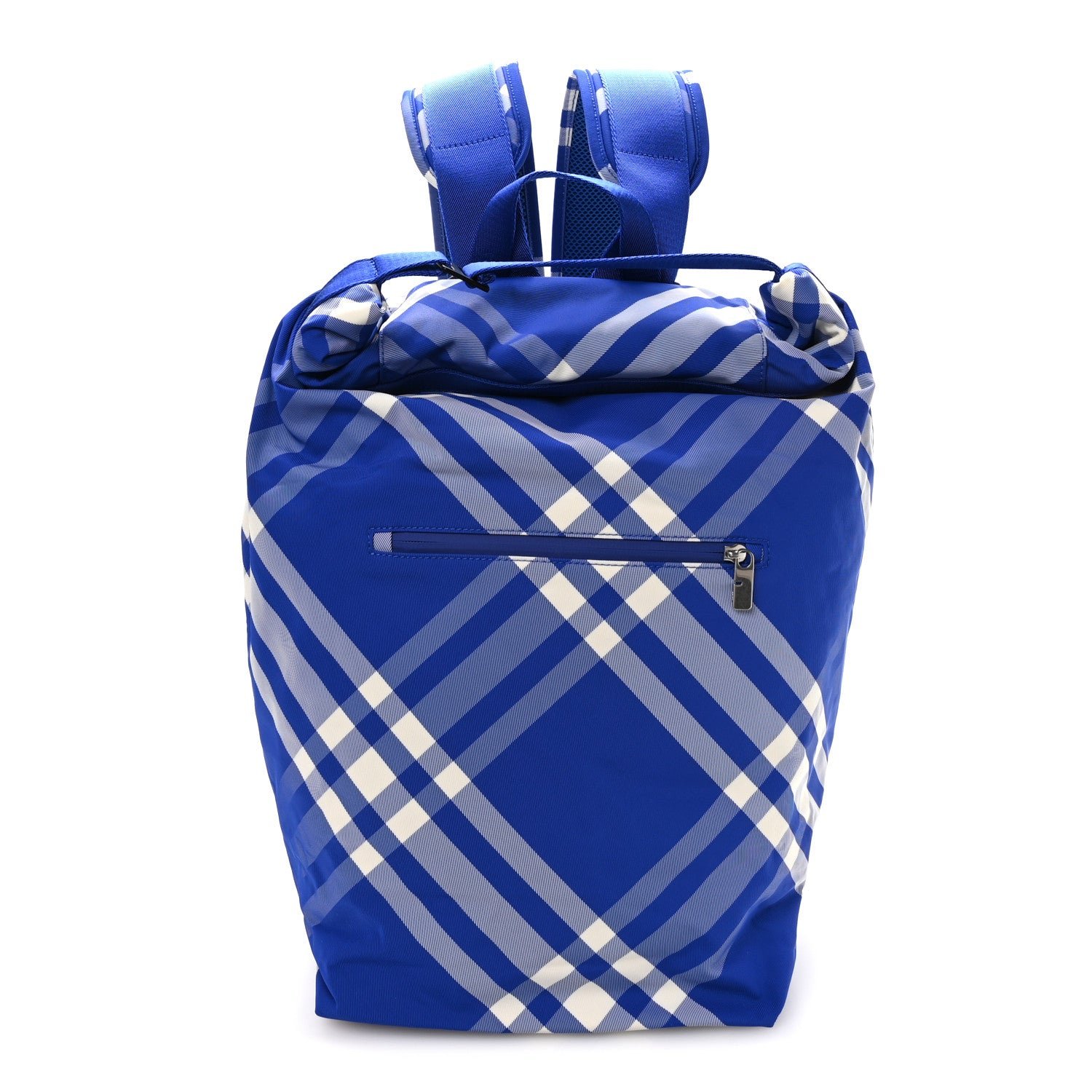 Burberry Nylon Nova Check Roll Backpack Knight