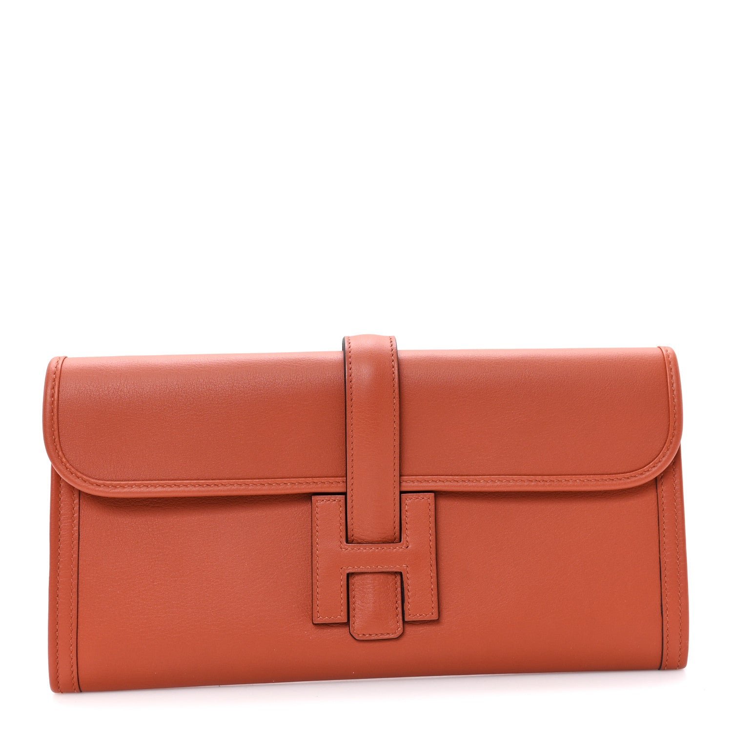 Hermes Swift Jige Elan 29 Clutch Cuivre