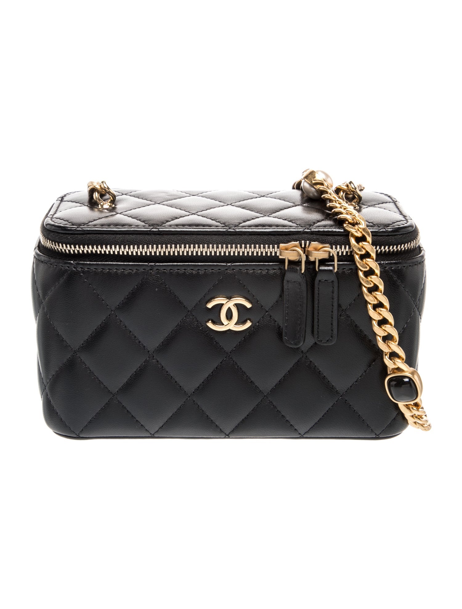 Quilted Pearl Vanity Case