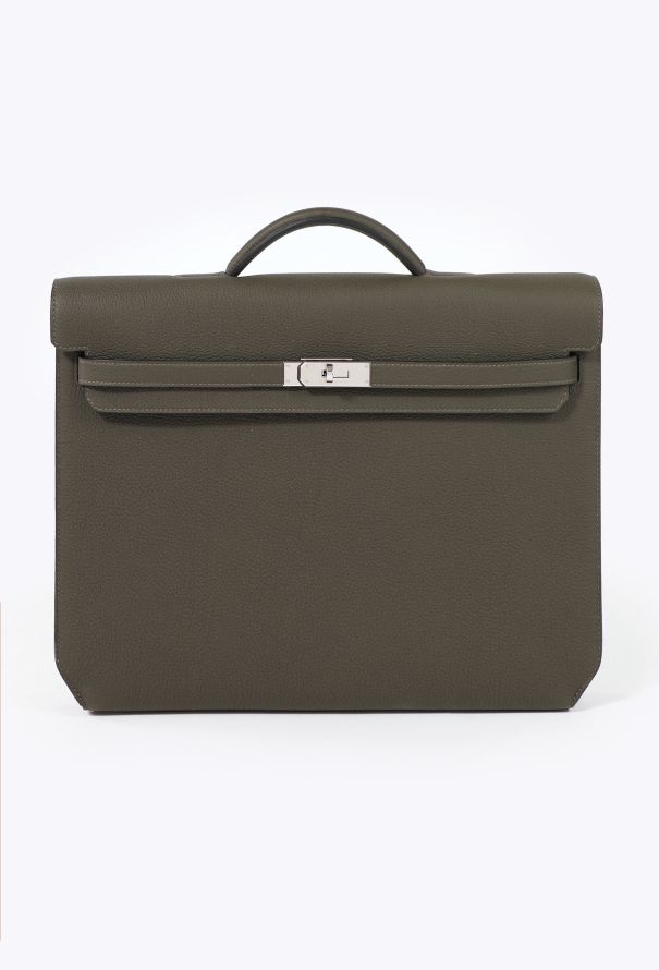 Hermes Graphite Kelly Dépêches 36 Briefcase, with Box