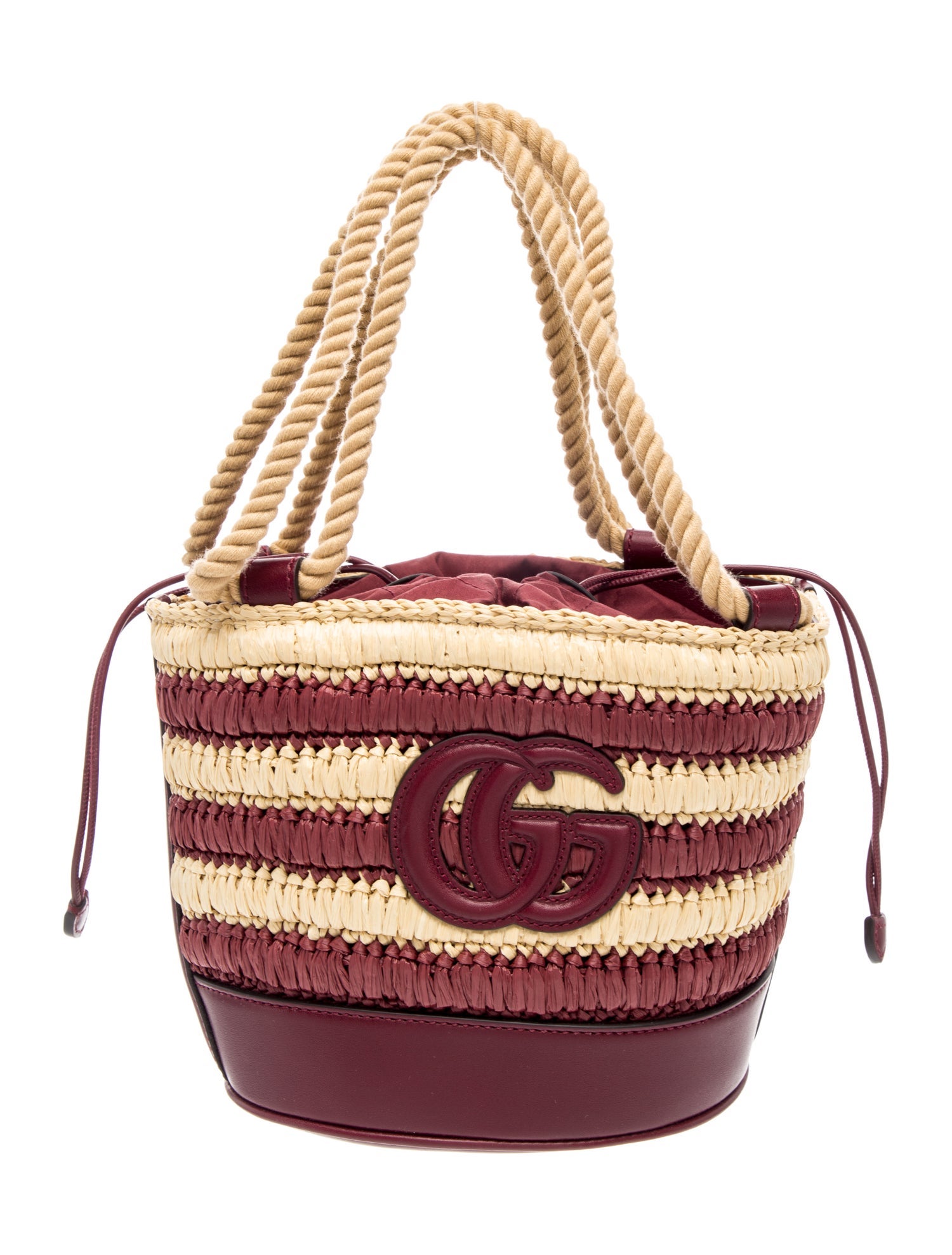 Raffia Bucket Bag Mini w/ Tags