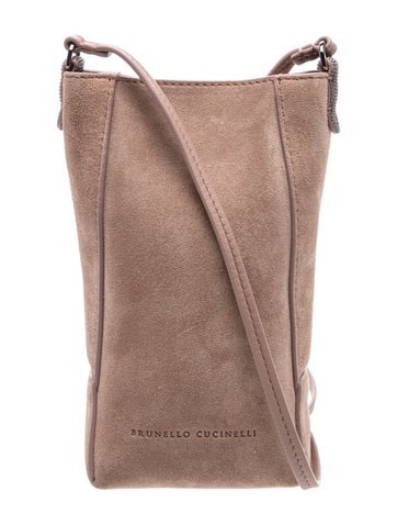 Brunello Cucinelli Suede Crossbody Bag