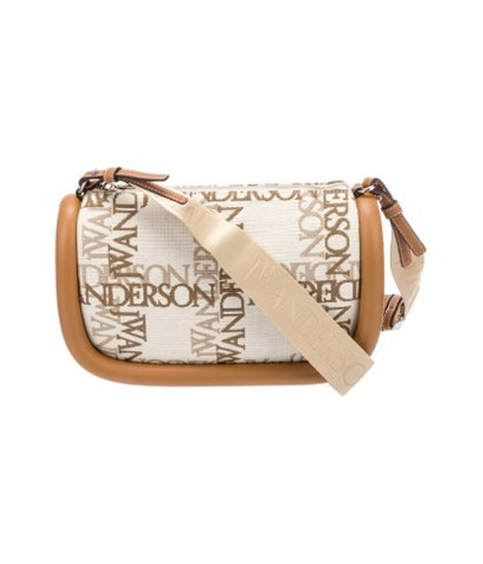 JW Anderson W Anderson Leather Trim Canvas Crossbody Bag