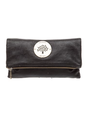 Mulberry Leather Clutch