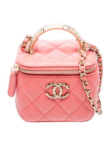 Mini Top Handle Crystal Vanity Bag
