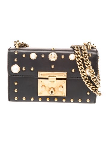 Faux Pearl Padlock Small