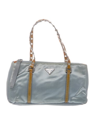 Tessuto Nylon Top Handle Bag