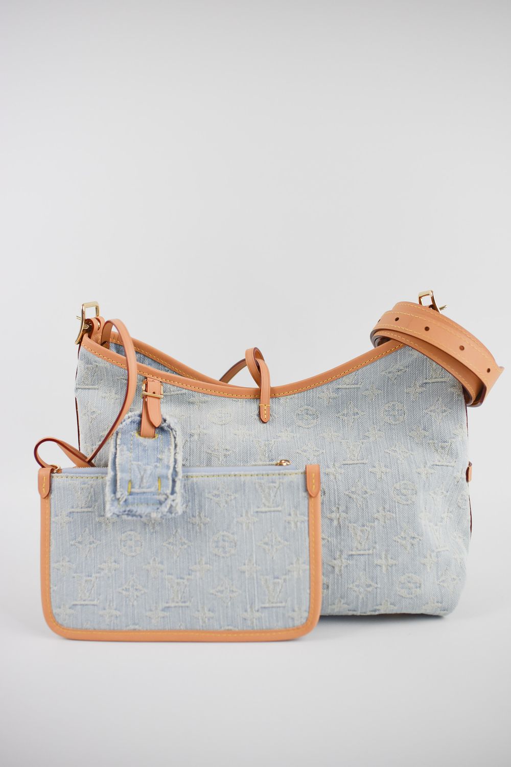 Louis Vuitton Louis Vuitton CarryAll PM, Light Wash Denim, Like New in Dustbag GA001