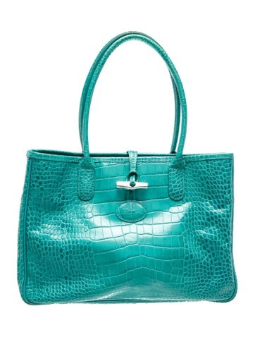 Embossed Leather Tote
